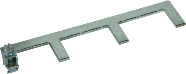 DEHN - Pettine di collegamento unipolare EB1, 3 poli, 10 unità con morsetto fino a 25 mm2.