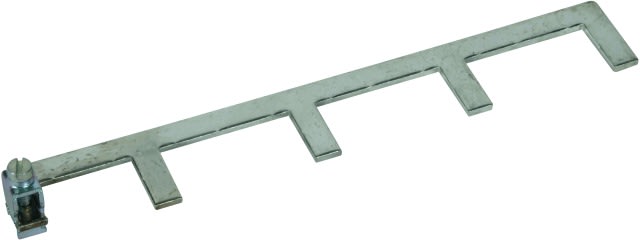 DEHN - Pettine di collegamento unipolare EB1, 4 poli, 13 unità con morsetto fino a 25 mm². 900462