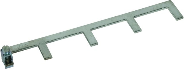 DEHN - Pettine di collegamento unipolare EB1, 4 poli, 13 unità con morsetto fino a 25 mm².