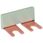 DEHN - Pettine di collegamento modulare unipolare, sistema di cablaggio MVS 1 2, 2 unità, rame 16mm².