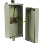 DEHN - Custodia in alluminio IP65 con guida pro filata B 100 H 200 T 81mm ALGA 5.