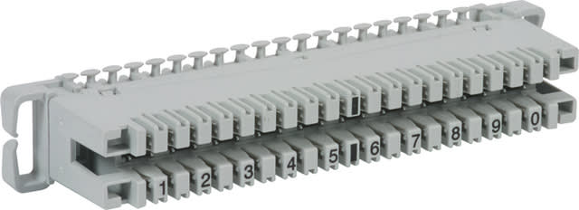 DEHN - Striscia di collegamento per 10 coppie per tecnica LSA AL2 10DA. 907997