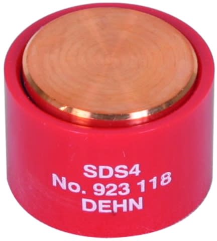 DEHN - Inserto spinterometrico SDS 4 per misurazioni precise e affidabili. Utilizzato per lavori di precisione e manutenzione.