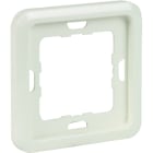 DEHN - Placca singola per NSM-Protector Delta AR1 TW profilo bianco titanio.