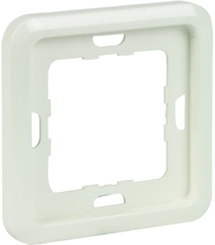 DEHN - Placca singola per NSM-Protector Delta AR1 TW profilo bianco titanio.