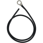 DEHN - Cavo di terra in rame da 16mm² con lunghezza di 1000mm e capo corda forato da 17mm, EL 16 B17.