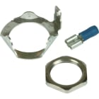 DEHN - Anello di messa a terra 6,3mm e dado M20 per messa a terra esterna DEHNpipe DPI M20.