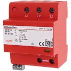 DEHN - Scaricatore combinato DEHNshield B ottimizzato per reti trifase TNC, SPD T1+2 BASIC 3P monoblocco con contatti.