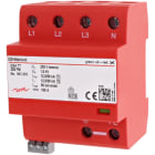 DEHN - Scaricatore combinato DEHNshield per reti trifase TT e TNS, SPD T1+2 3P+N monoblocco con contatto.