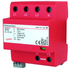 DEHN - Scaricatore combinato DEHNshield B ottimizzato per applicazioni Tipo 1+2 su reti trifase TT e TNS, SPD T1+2 BASIC 3P+N monoblocco.