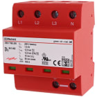 DEHN - Scaricatore combinato DEHNshield Tipo 1+2 ottimizzato per reti trifase TNS SPD T1+2 4P MONOBLOCCO.