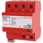 DEHN - Scaricatore combinato DEHNshield B ottimizzato per reti trifase TN-S, SPD T1+2 base 4P monoblocco con contatto.
