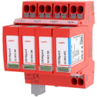 DEHN - Limitatore di sovratensione Tipo 2+3 DEHNguard MP 4 poli Uc 385V per reti TT+TNS SPD T2 3P+N 385V A CARTUCCIA CON AUX PUS.