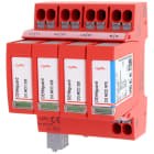 DEHN - Limitatore di sovratensione Tipo 2+3 DEHNguard MP 4 poli Uc 320V per reti TT+TNS SPD T2 3P+N 320V A CARTUCCE CON AUX PUSH.