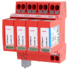 DEHN - Limitatore di sovratensione Tipo 2+3 DEHNguard MP 4 poli Uc 150V per reti TT+TNS SPD T2 3P+N 150V A CARTUCCE CON AUX PUSH.