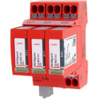 DEHN - Limitatore di sovratensione Tipo 2 DEHNguard MP 4 poli Uc 275V per reti TNC SPD T2 3P CON AUX FUSE INTEGRATO PUSHIN.
