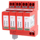 DEHN - Limitatore di sovratensione Tipo 2+3 DEHNguard MP 4 poli Uc 385V per reti TNS SPD 4P 385V A CARTUCCE CON AUX PUSHIN.