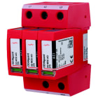 DEHN - Limitatore di sovratensione Tipo 2 DEHN Guard M 3 poli Uc 275V con Tecnologia ACI SPD T2 3P con Contatto, Fuse Integrato.
