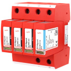 DEHN - Limitatore di sovratensione Tipo 2 DEHNguard M 4 poli Uc 275V con tecnologia ACI SPD T2 3P+N con contatto, fuse integrato.