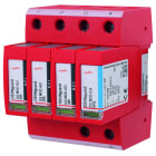 DEHN - Limitatore di sovratensione Tipo 2 DEHNguard M 4 poli Uc 385V a tecnologia ACI SPD T2 3P+N 385V CON AUX FUSE INTEGRATO.