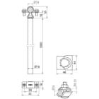 DEHN - Distanziatore 1000 mm per Hvilightplus.