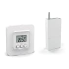 DELTA DORE - Termostato ambiente radio per pompa di calore reversibile monozona, termostato + ricevitore Tybox 5150