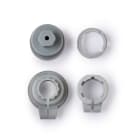 DELTA DORE - Kit 4 adattatori (Danfoss RA, RAVL, RAV e M28x1,5) per testinte termostatiche TRV 1.0