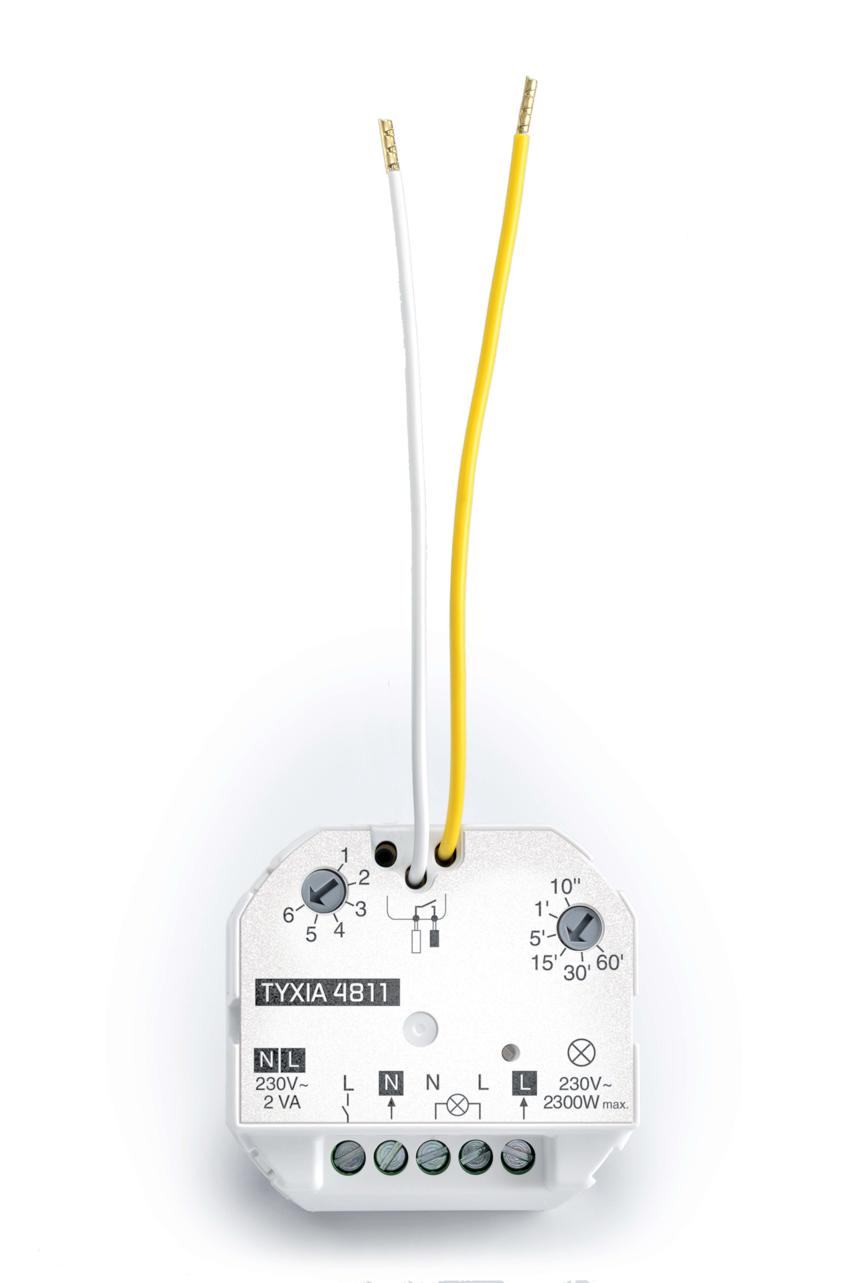 DELTA DORE - Ricevitore radio 10 Ampere per comando luci On/Off + timer Tyxia 4811