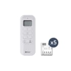 DELTA DORE - PACK TYXIA 546 5 TAPPARELLE + TELECOMAND