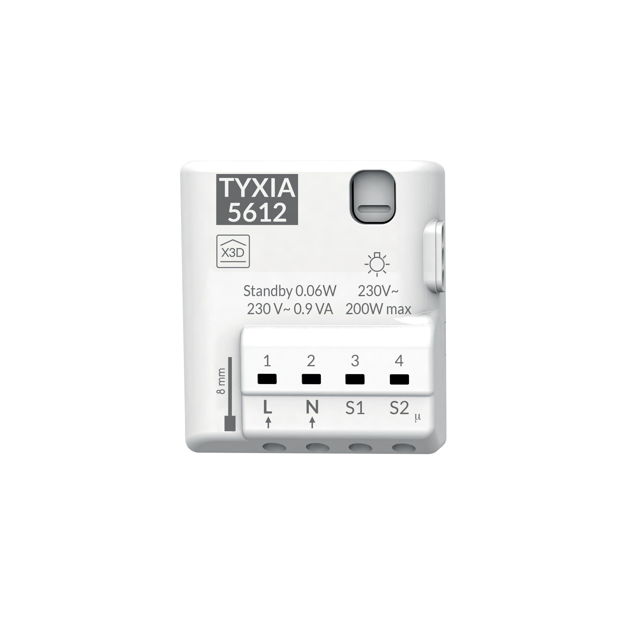 DELTA DORE - Nanomodulo Ricevitore 2 uscite alimentate 220V Tyxia 5612