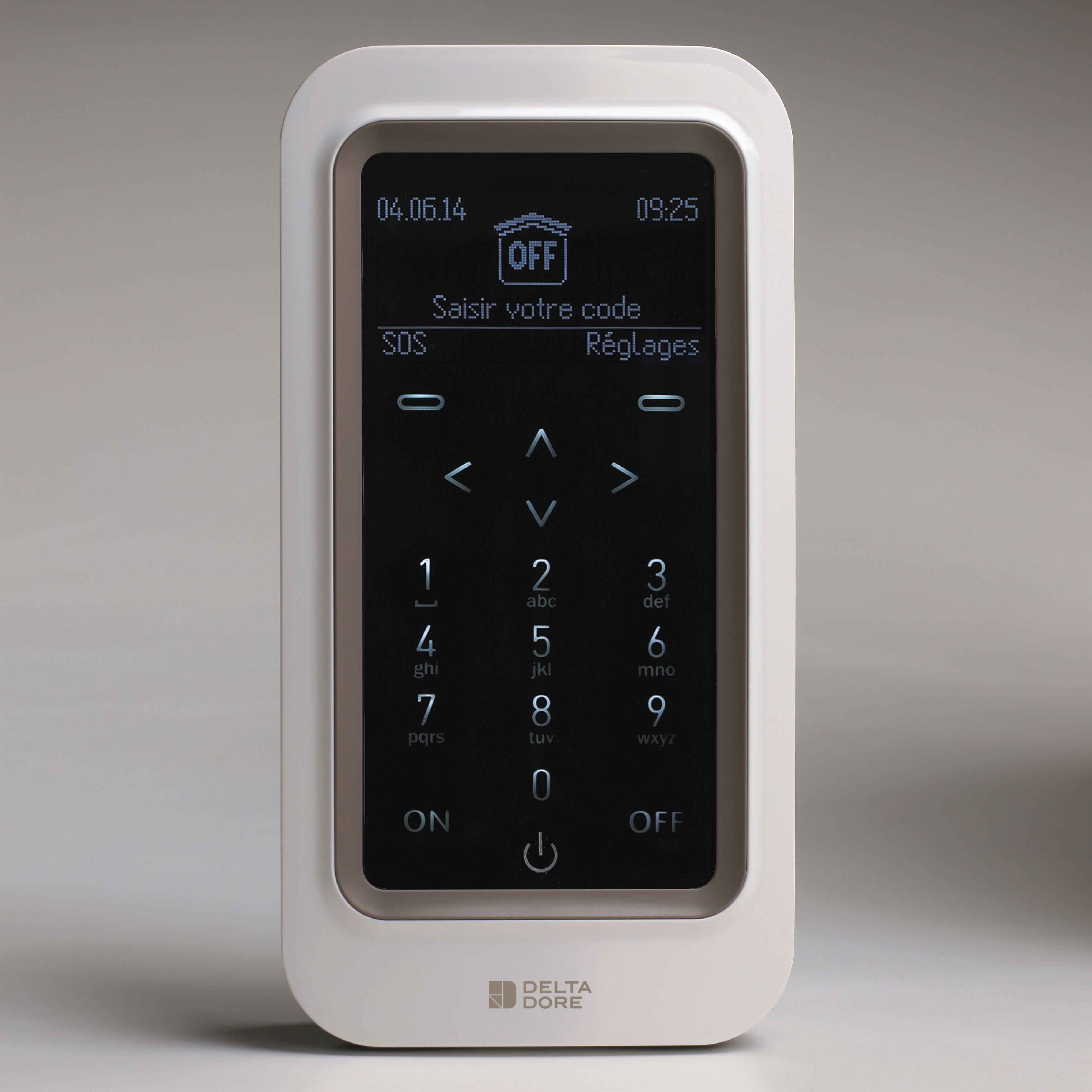 DELTA DORE - Tastiera touch con schermo per gestione sistema (pile fornite) CLT 8000 Tyxal+
