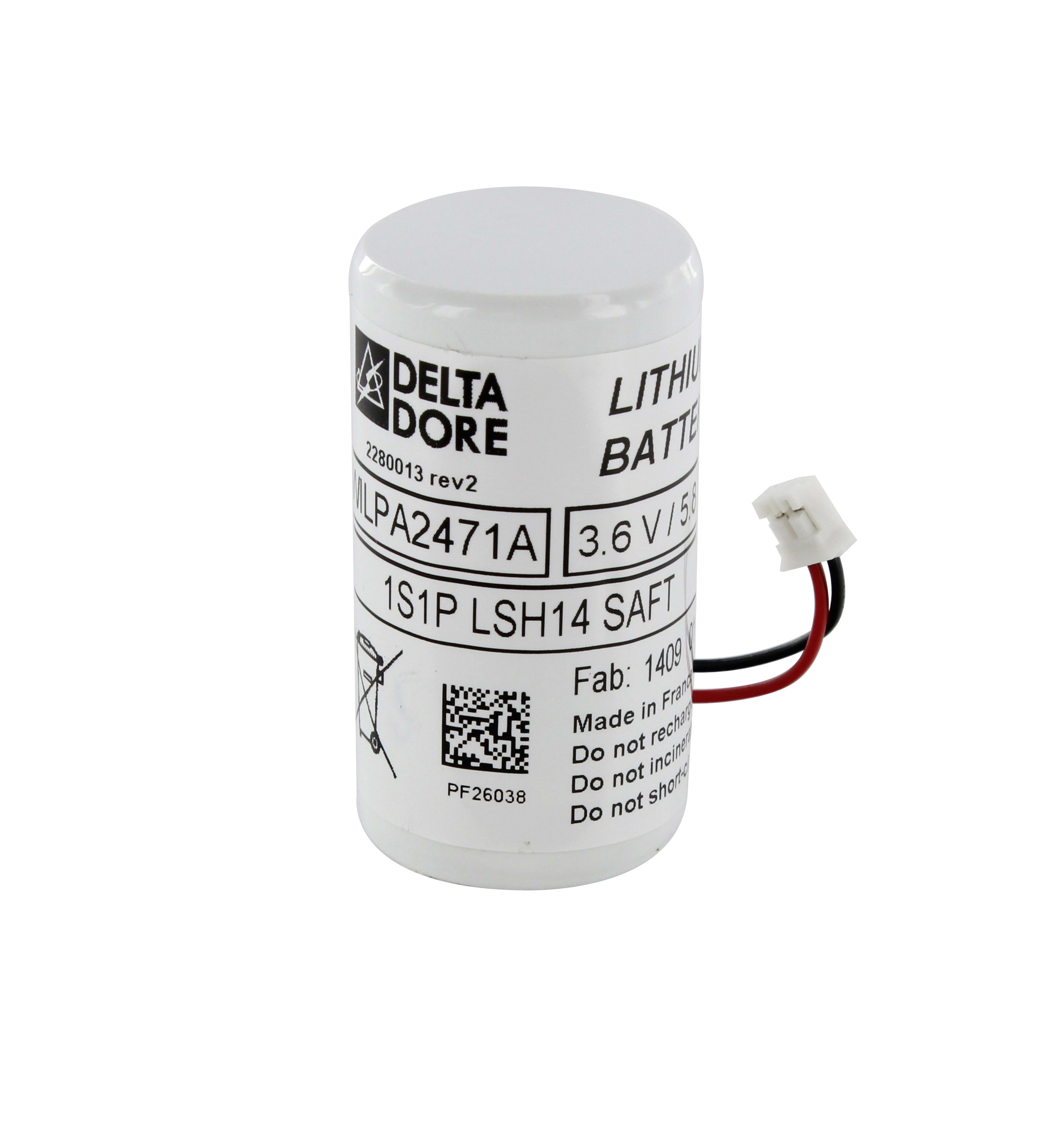 DELTA DORE - Blocco batterie al litio per sensore di movimento bi-lente video