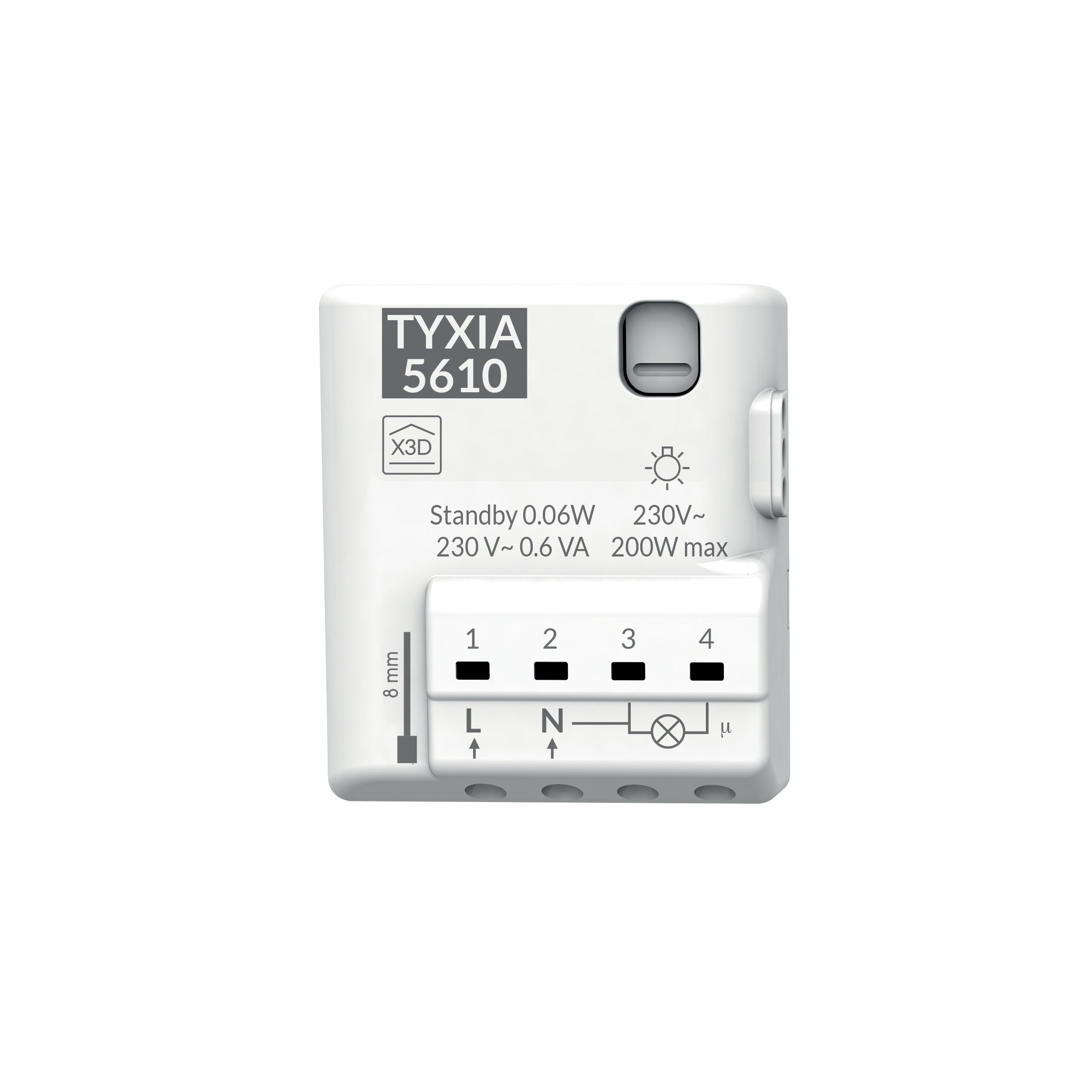 DELTA DORE - Nanomodulo Ricevitore uscita alimentata 220V Tyxia 5610