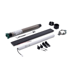 DELTA DORE - Pack motore solare 15Nm Brushless per tapparella -  adattatore Ottag 60mm + supporto motore, batteria, supporto di fissaggio e rivetti, pannello