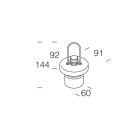 DISANO ILLUMINAZIONE - ATTACCO A SOSPENSIONE 1324 GRAFITE