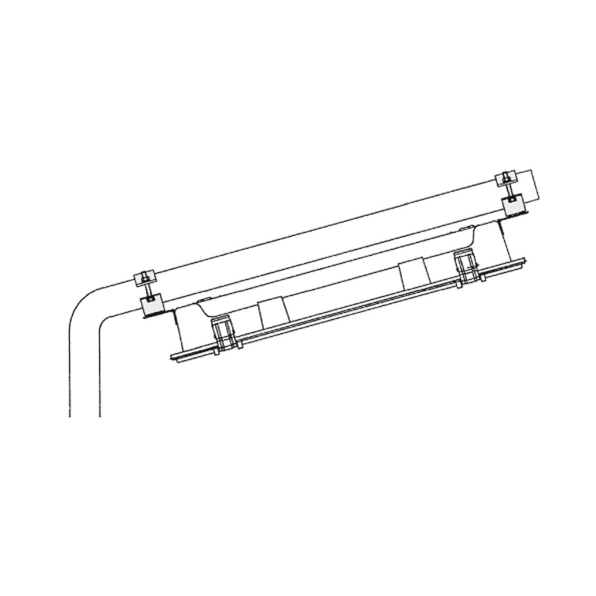 DISANO ILLUMINAZIONE - AGGANCIO TUBO 133 D60 INOX