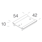 DISANO ILLUMINAZIONE - SUPPORTO SEZIONATORE PER CANALE 6030 GRI