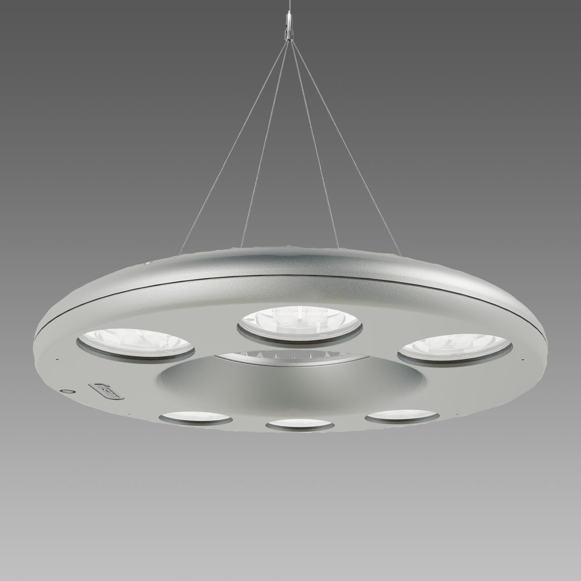DISANO ILLUMINAZIONE - DISCO4 3333 LED 93W CLD GREY