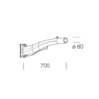 DISANO ILLUMINAZIONE - BRACCIO SECTOR 210 GREY9007