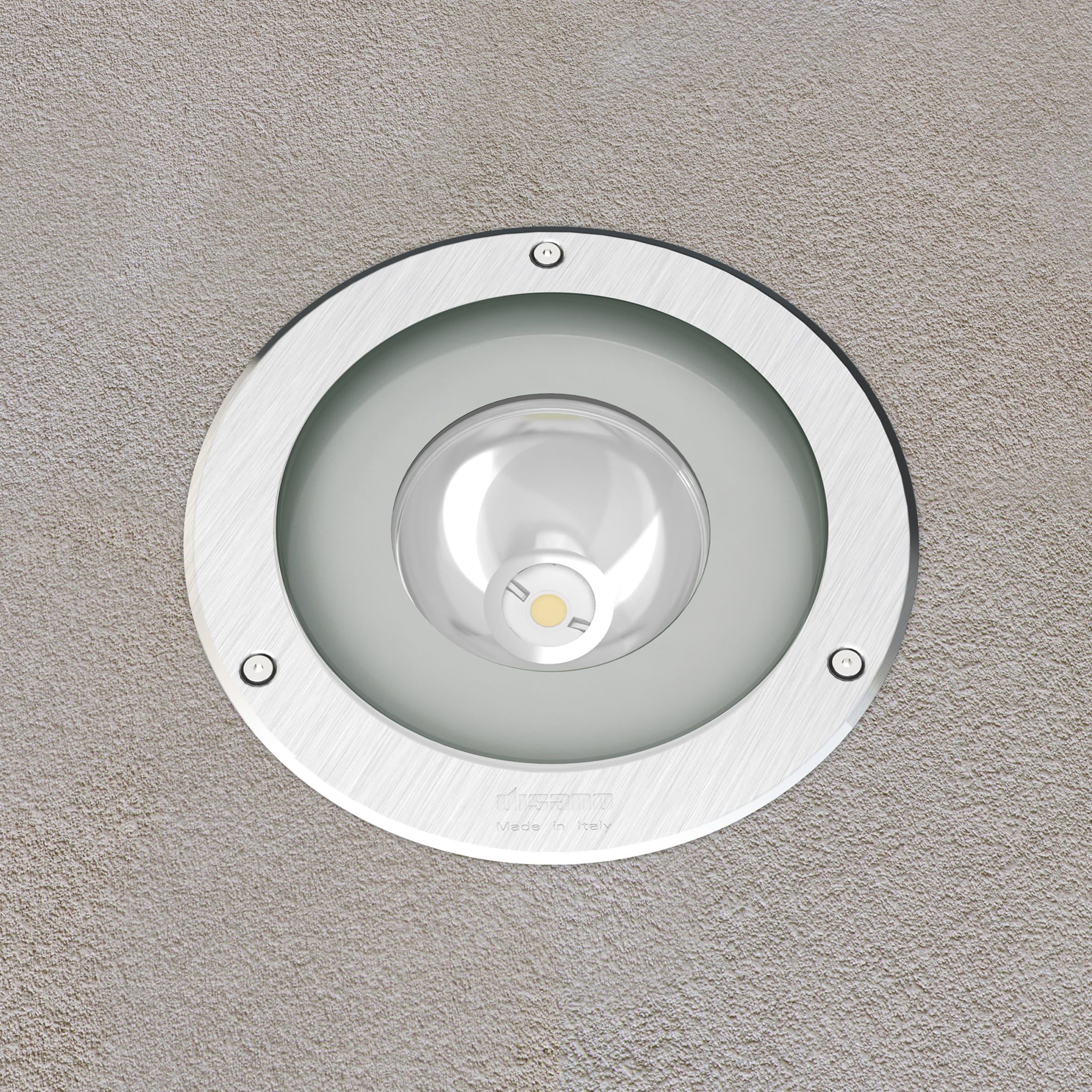 DISANO ILLUMINAZIONE - FLOOR 1685 28W CLD INOX LED AMBRA