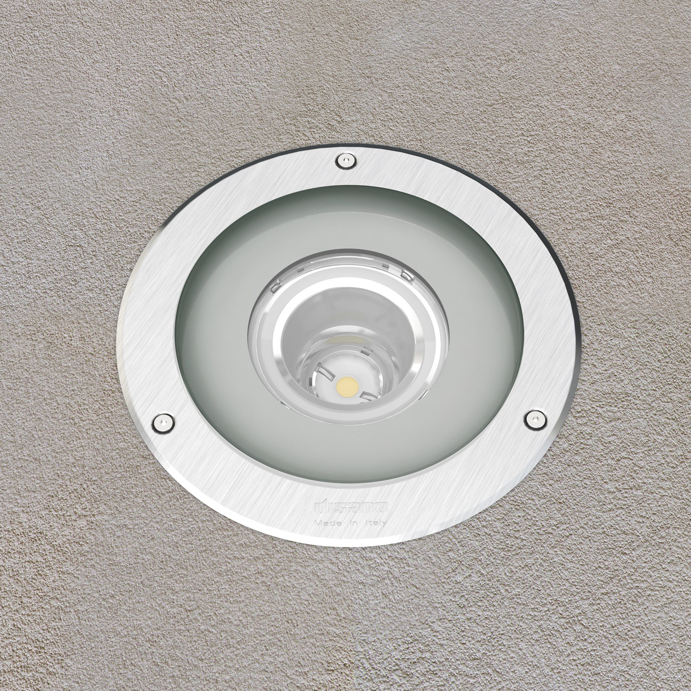 DISANO ILLUMINAZIONE - FLOOR 1686 28W CLD INOX LED AMBRA