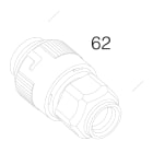 DISANO ILLUMINAZIONE - PRESA 372 INNESTO RAPIDO 5 POLI GRIGIO