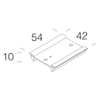 DISANO ILLUMINAZIONE - SUPPORTO SEZIONATORE PER CANALE 6030 GRI