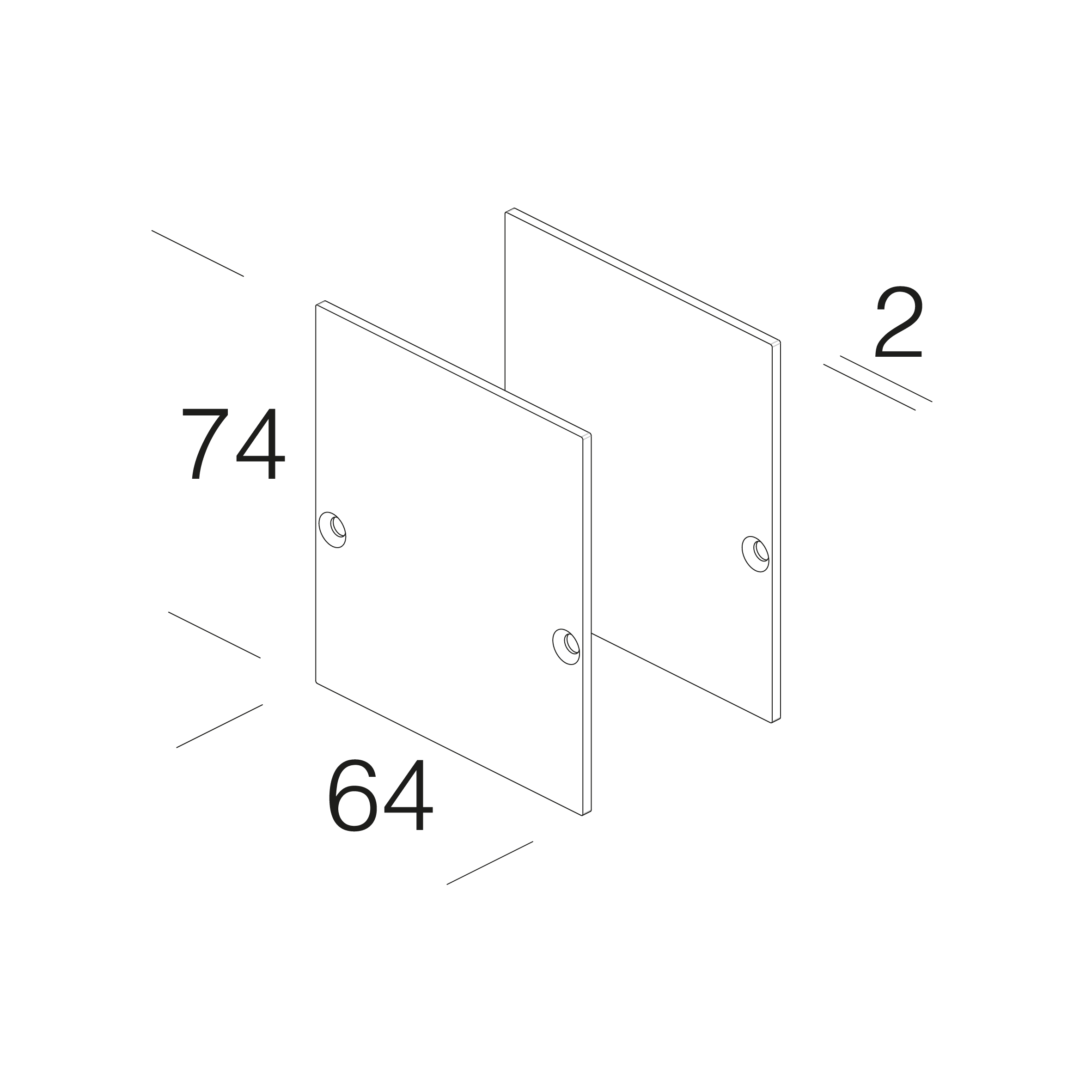 DISANO ILLUMINAZIONE - TESTATA DI CHIUSURA 6072 BIANCO