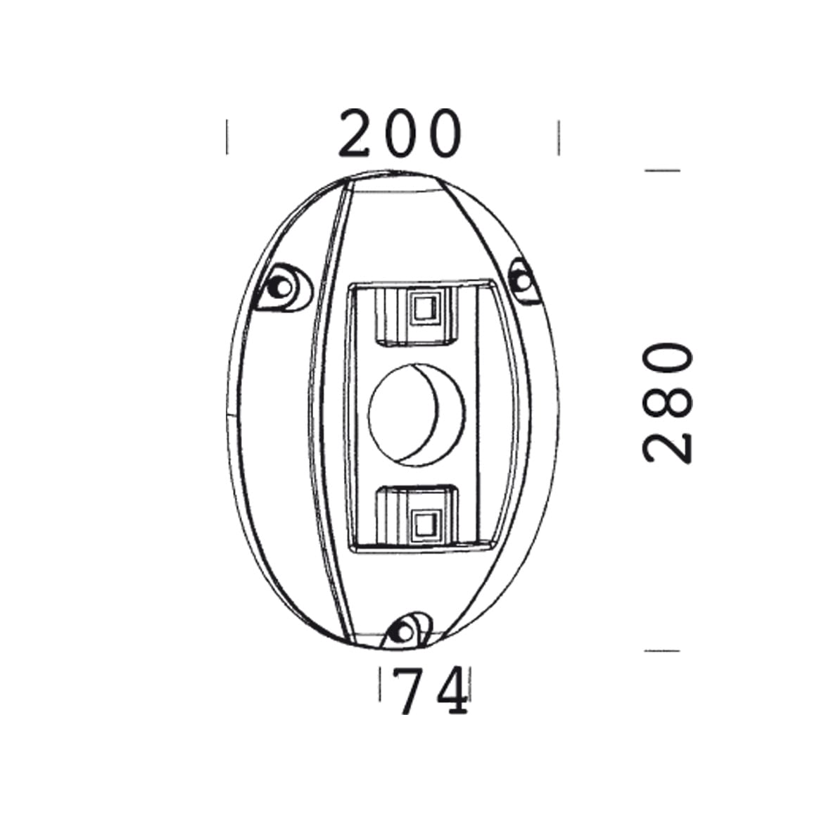 DISANO ILLUMINAZIONE - ATTACCO A PARETE 302 GREY