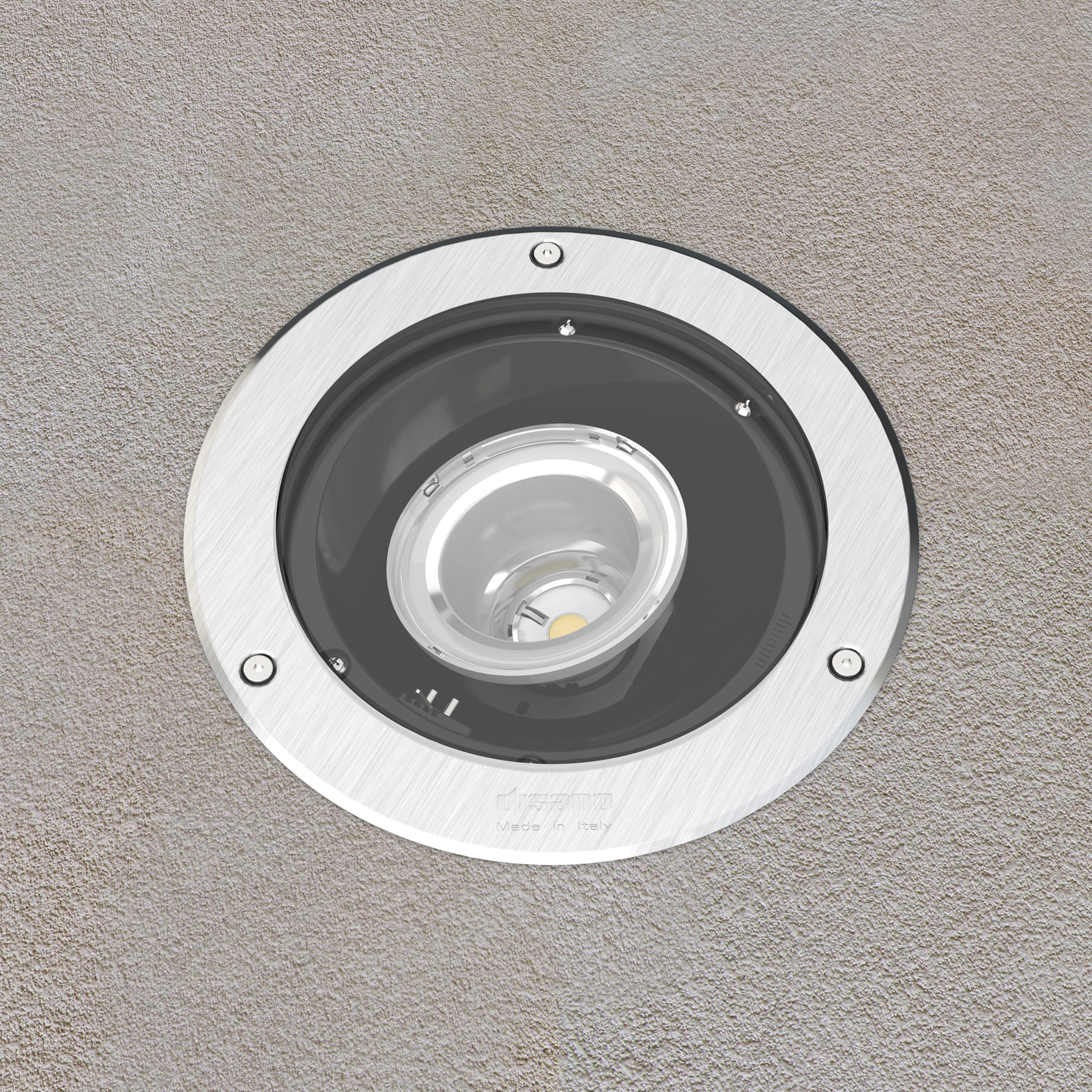DISANO ILLUMINAZIONE - FLOOR 1688 28W CLD INOX LED AMBRA