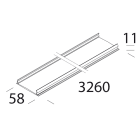 DISANO ILLUMINAZIONE - COPERTURA PER CANALE 6005 BIANCO