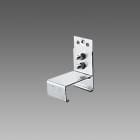 DISANO ILLUMINAZIONE - ATTACCO PARETE TECHNOSYSTEM 6050 ZINC. 13291100