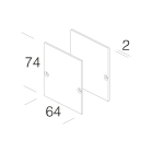 DISANO ILLUMINAZIONE - TESTATA DI CHIUSURA 6072 BIANCO