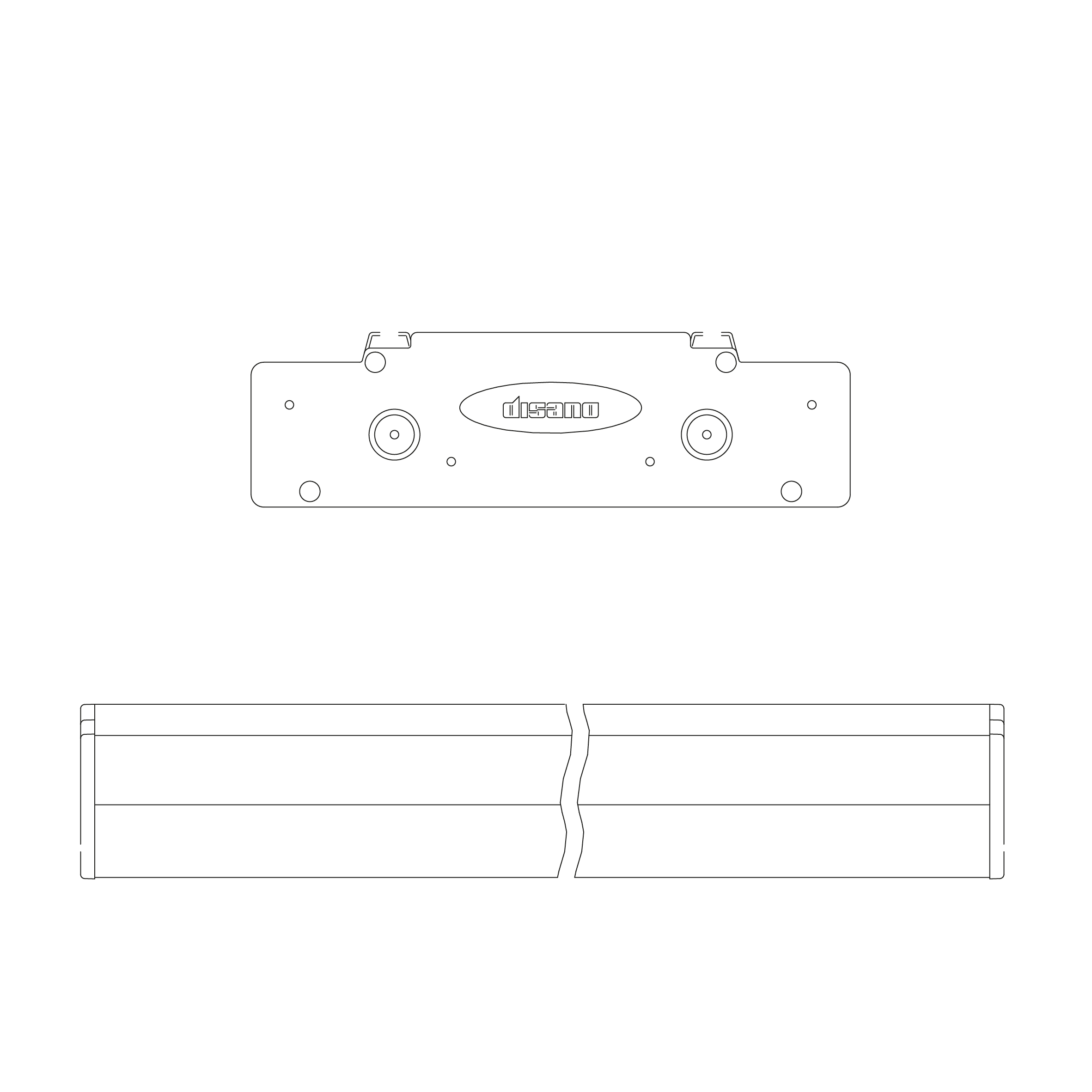 DISANO ILLUMINAZIONE - MODULO S1 CHANNEL 395 28W GREY